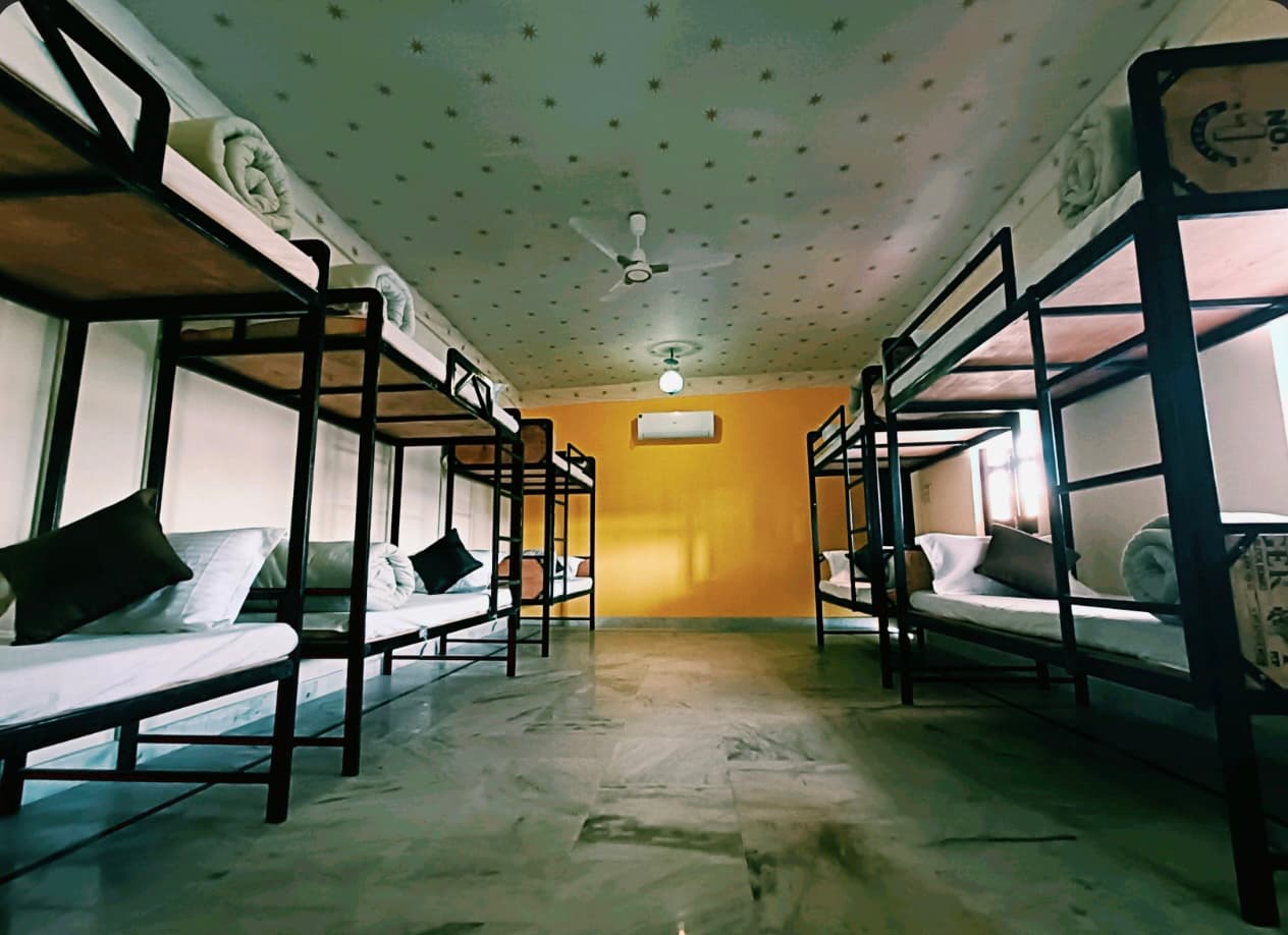 10-Bed Mixed Dormitory (AC) — Explore Overnight Desert Camp Jaisalmer — Image 1